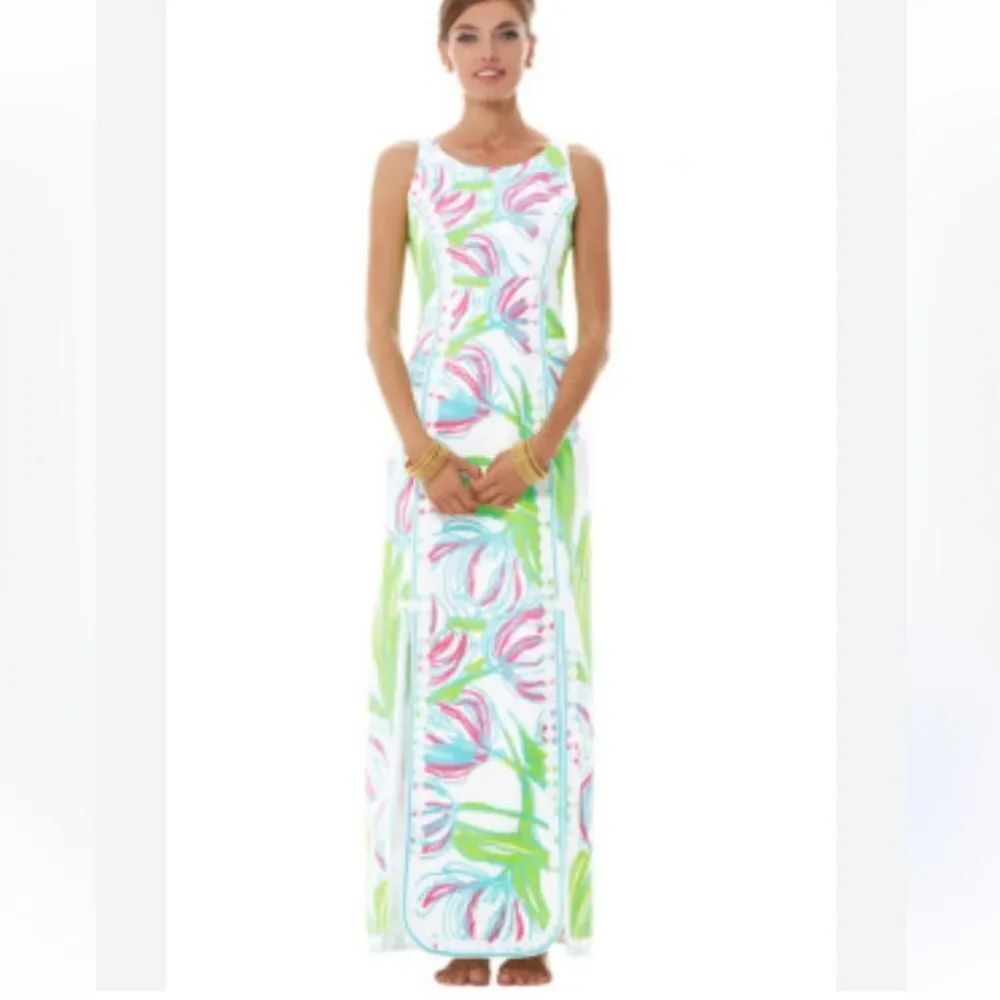 Lilly Pulitzer Biltmore Resort Ring The Bellboy White Tropical Sheath Dress
